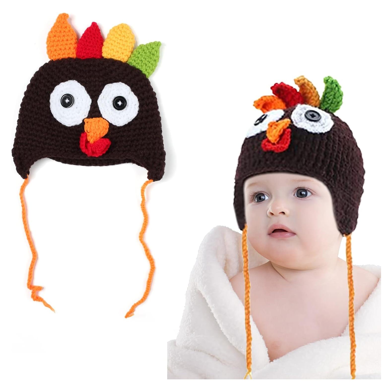 Gorro de Pavo para Bebé y Niños 6-24 meses - Accesorio de Invierno