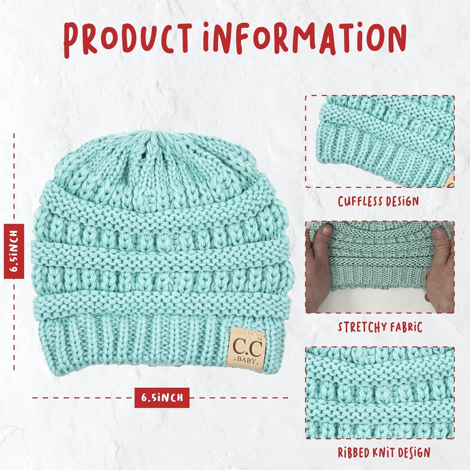 Gorro de Invierno para Bebé Funky Junque Verde Menta