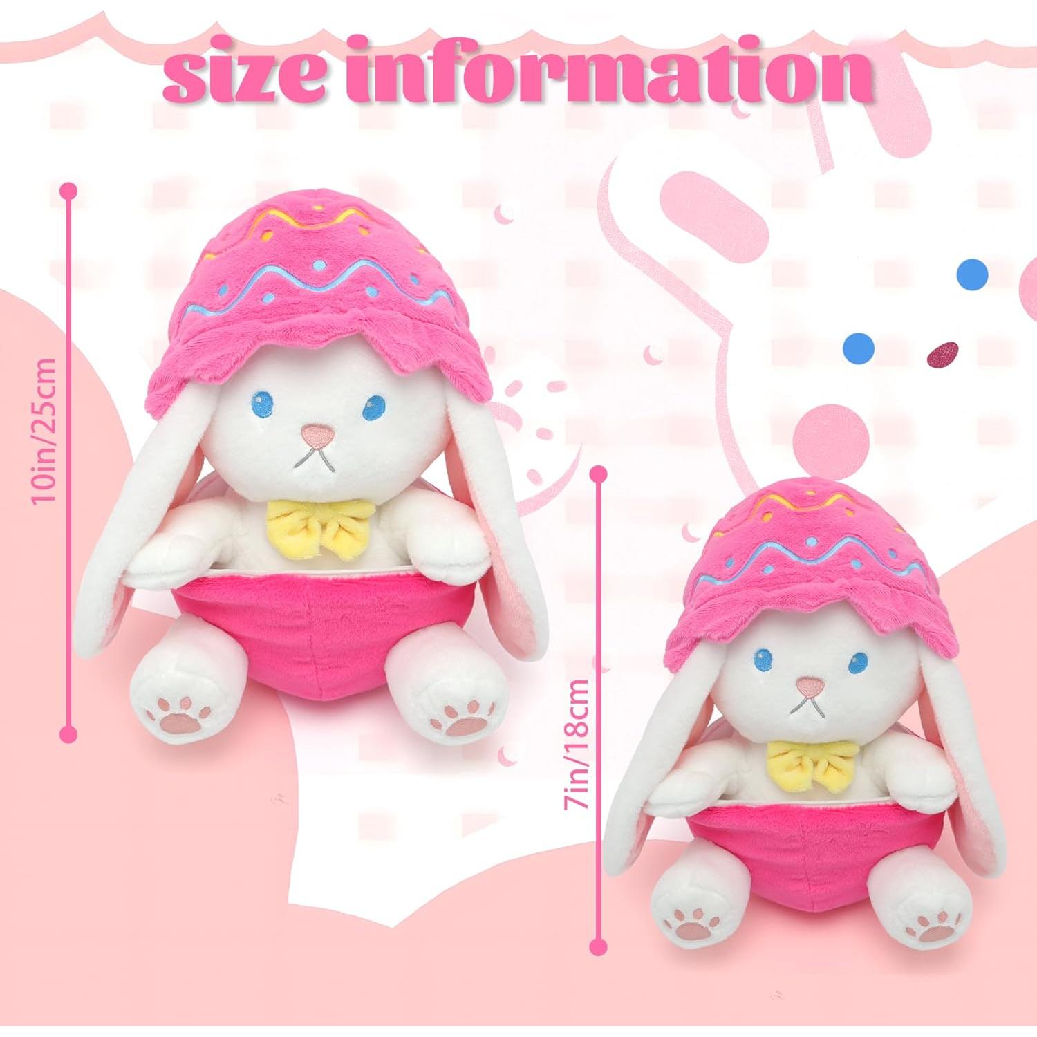 Conejo de Pascua de Peluche IUTOYYE 17.95 cm Rosa