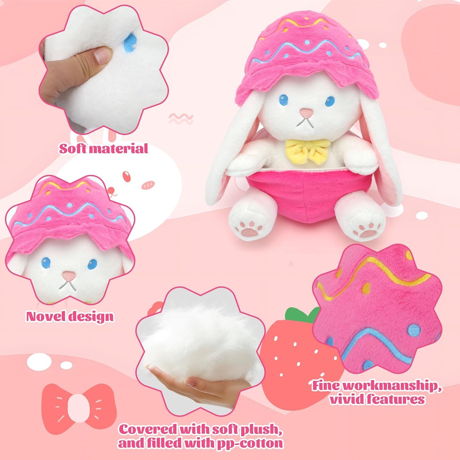 Conejo de Pascua de Peluche IUTOYYE 17.95 cm Rosa