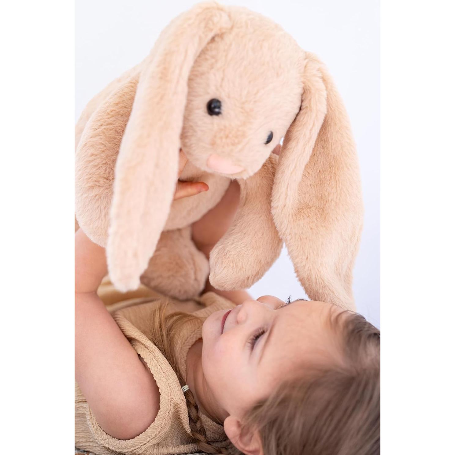 Conejo de Peluche con Peso 1.36 kg Olivia y Jack 40 cm