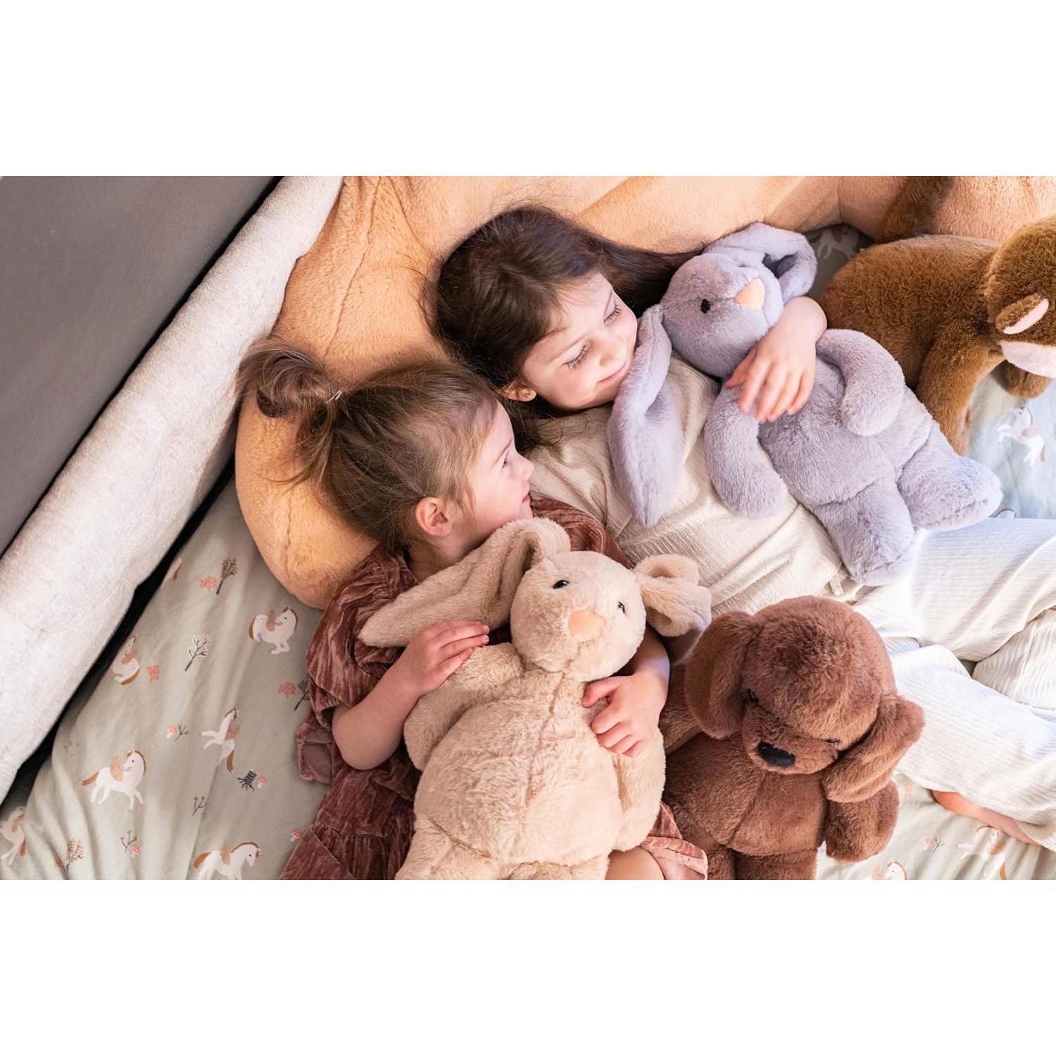 Conejo de Peluche con Peso 1.36 kg Olivia y Jack 40 cm