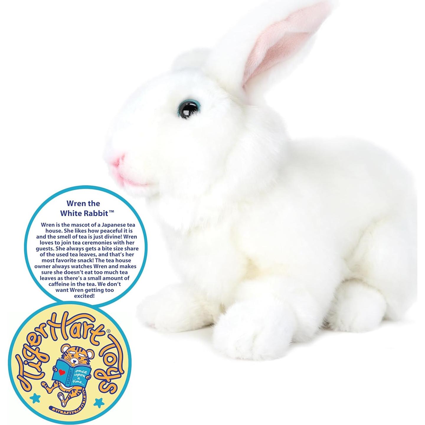 Peluche Wren El Conejo Blanco 21.6 cm VIAHART