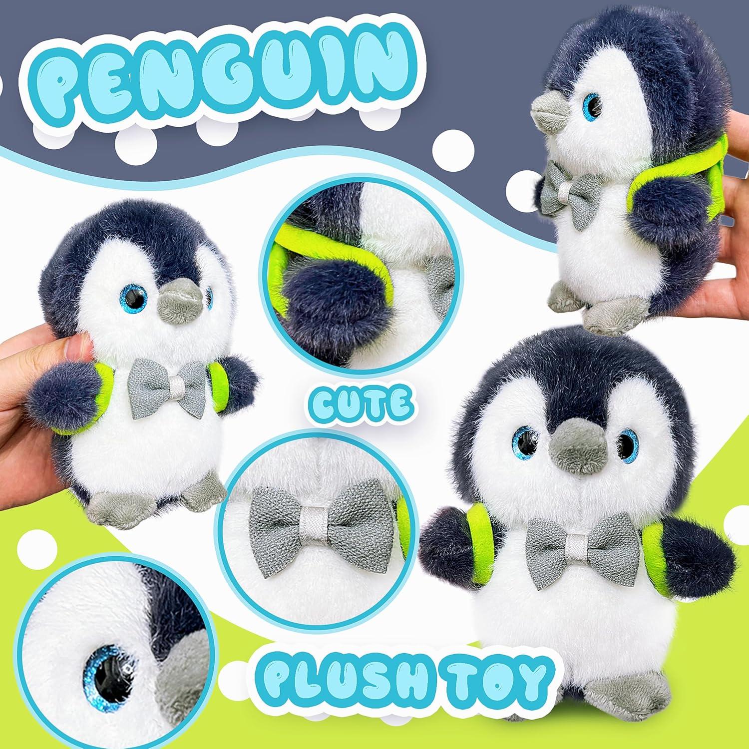 Juguete de Peluche Pingüino Kawaite 11.5x8x13.5cm para Niños