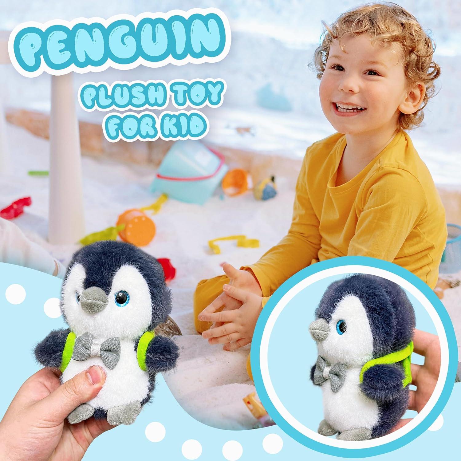 Juguete de Peluche Pingüino Kawaite 11.5x8x13.5cm para Niños