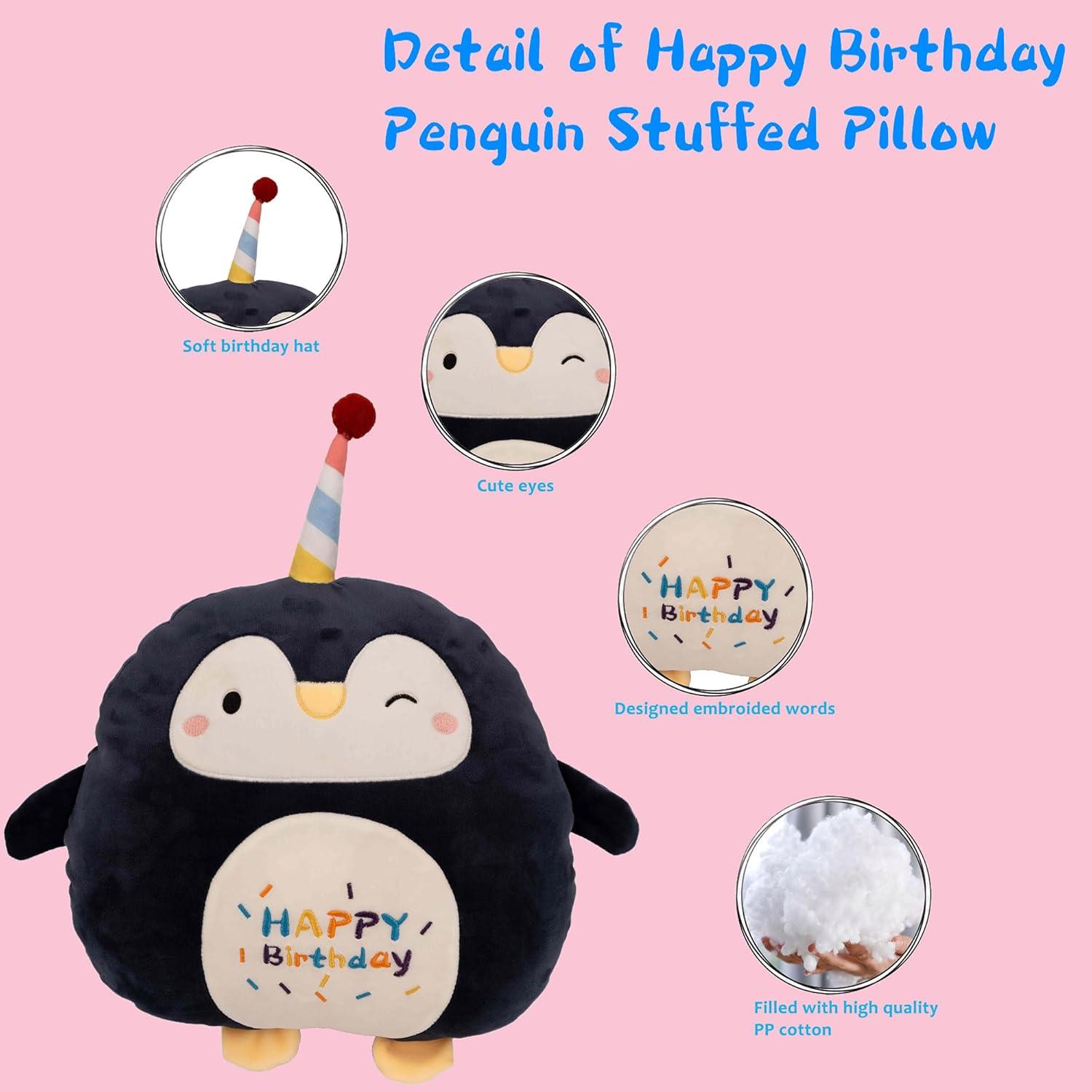 Pingüino de Peluche 30 cm CASAGOOD - Almohada Abrazable