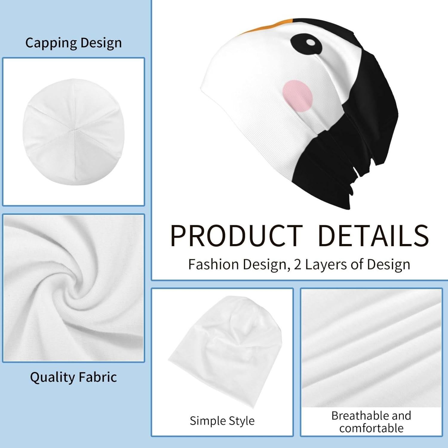 Gorro de Punto Unisex Cálido y Elástico para Pacientes de Cáncer