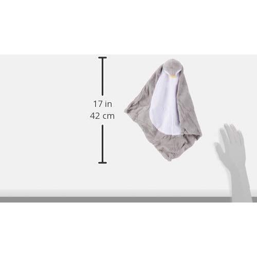 Manta de Siesta Angel Dear Pingüino Gris 35x35 cm Microfibra