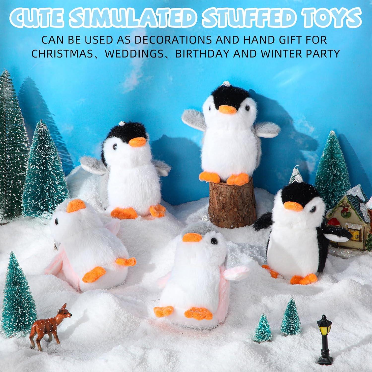 Mini Llave de Peluche Pingüino Motionchic - 30 Unidades 13 cm