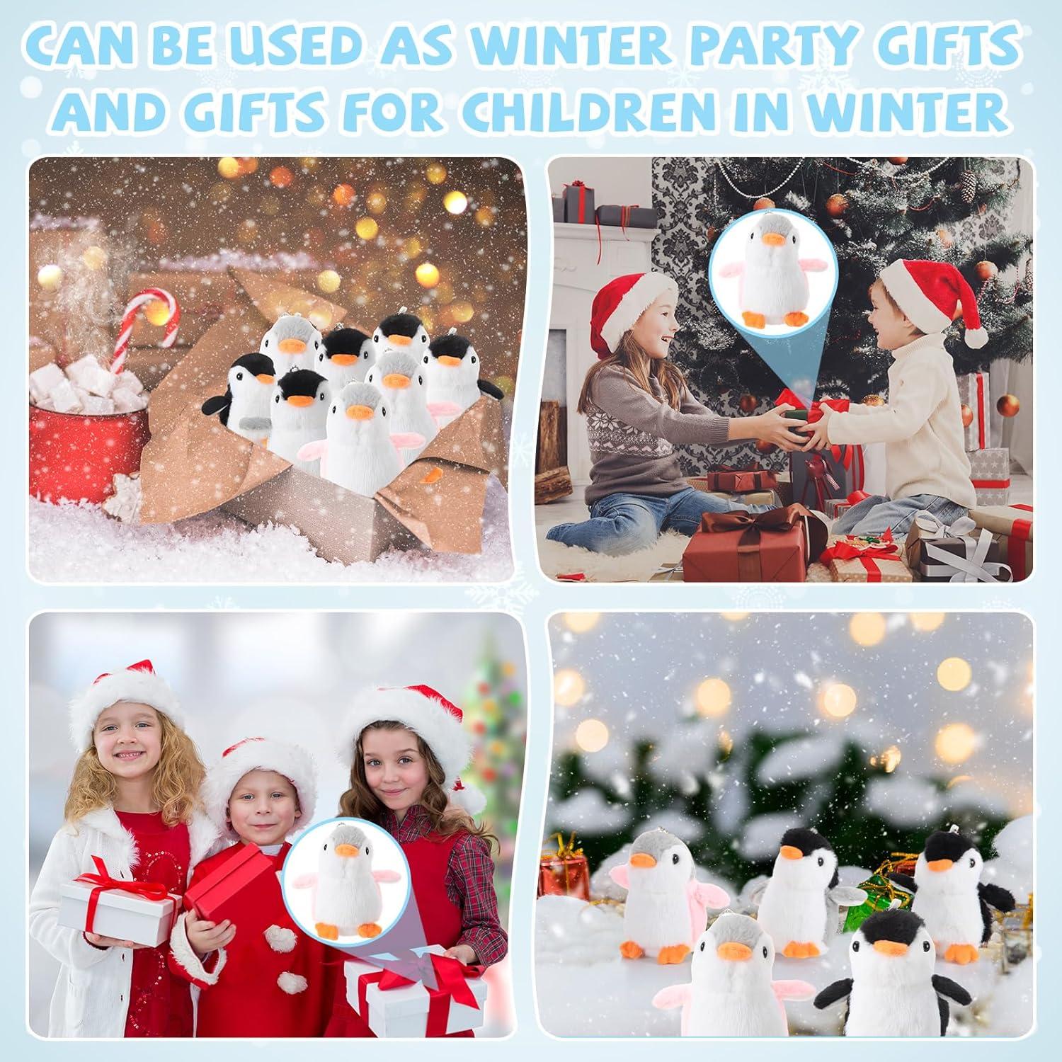 Mini Llave de Peluche Pingüino Motionchic - 30 Unidades 13 cm