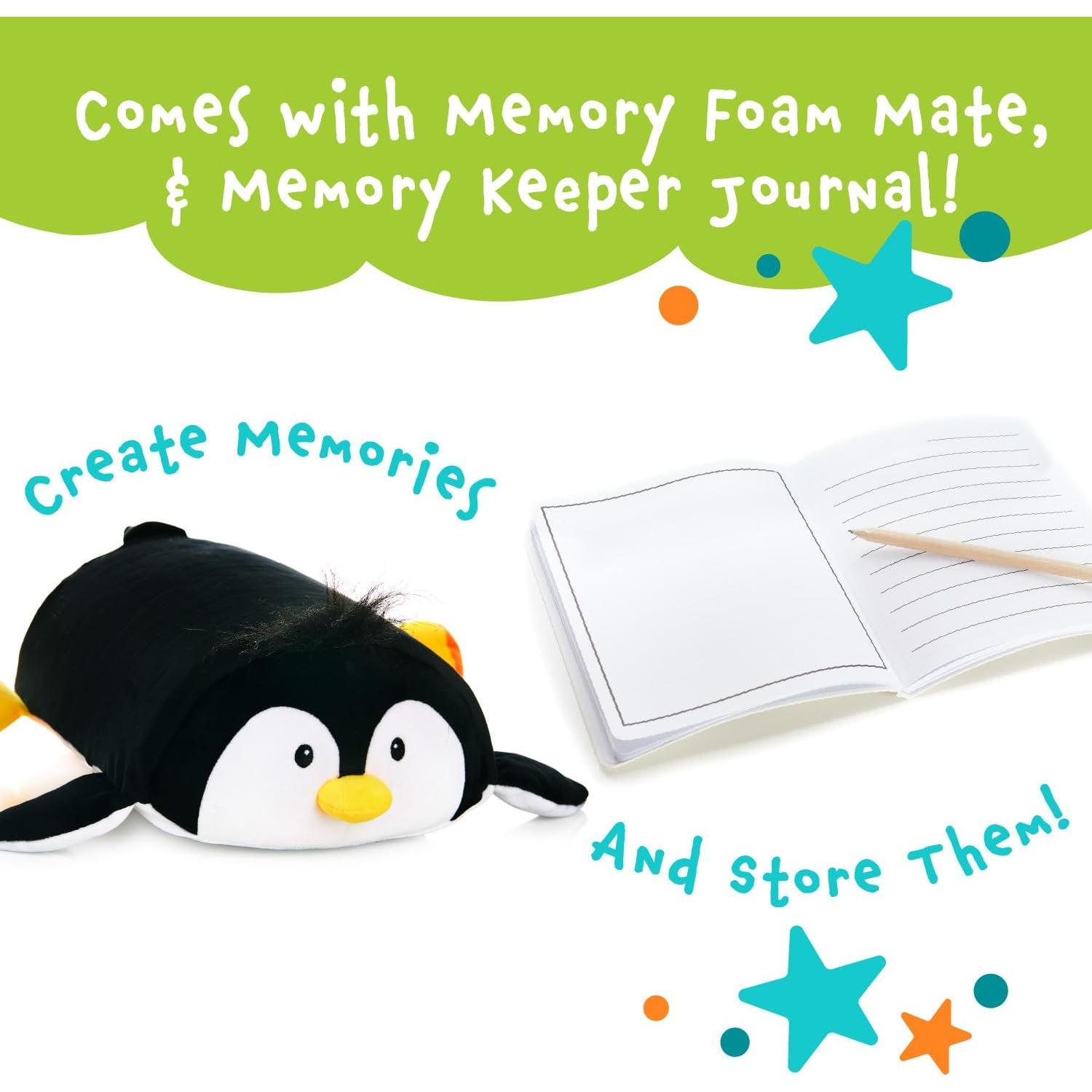 Almohada de Espuma de Memoria Waddles Pingüino 38x20 cm