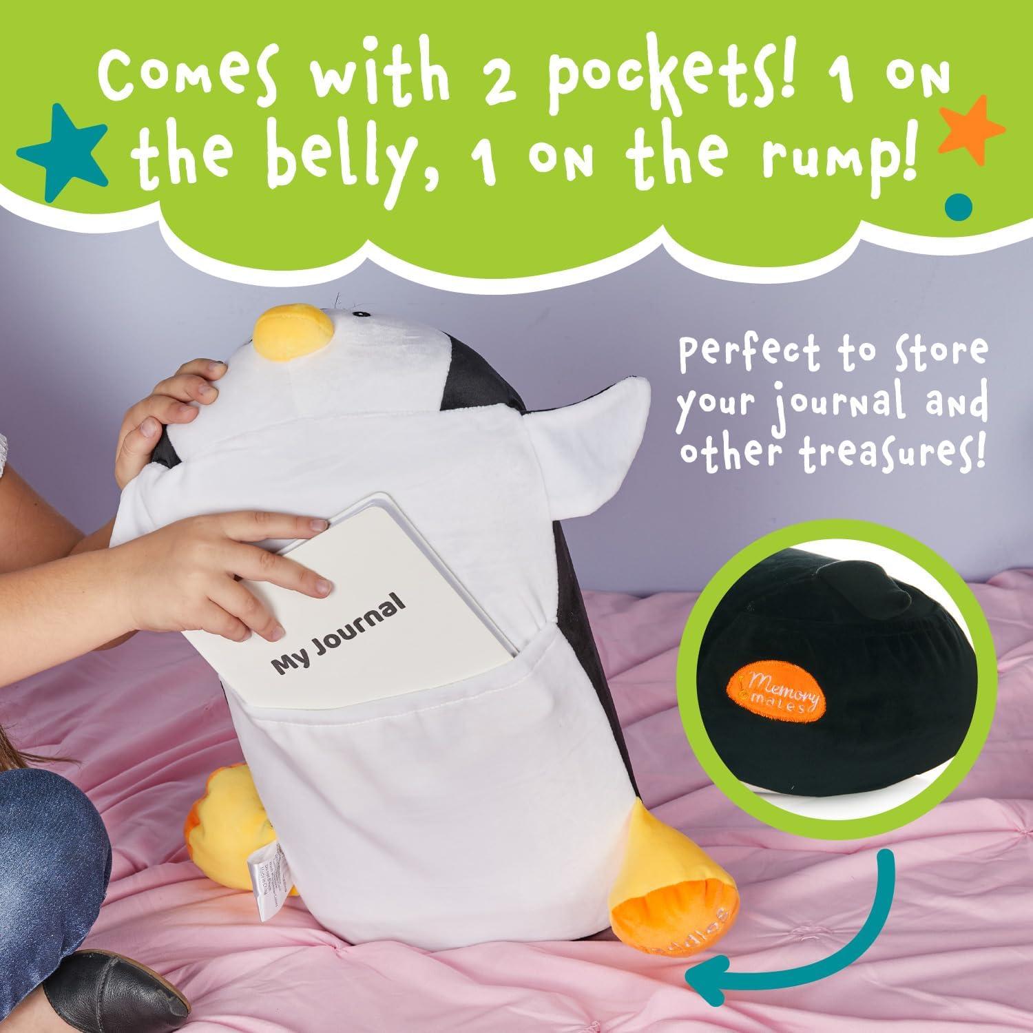 Almohada de Espuma de Memoria Waddles Pingüino 38x20 cm