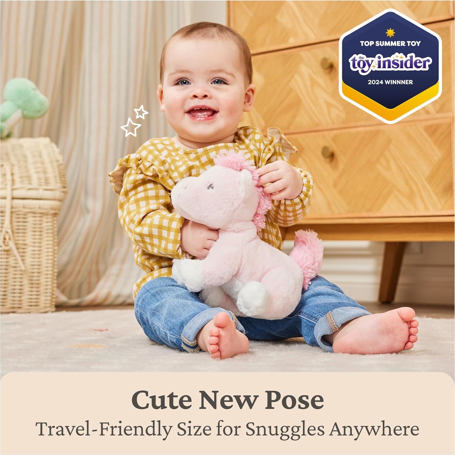 Peluche GUND Alora Unicornio Rosa 25.4 cm para Bebés