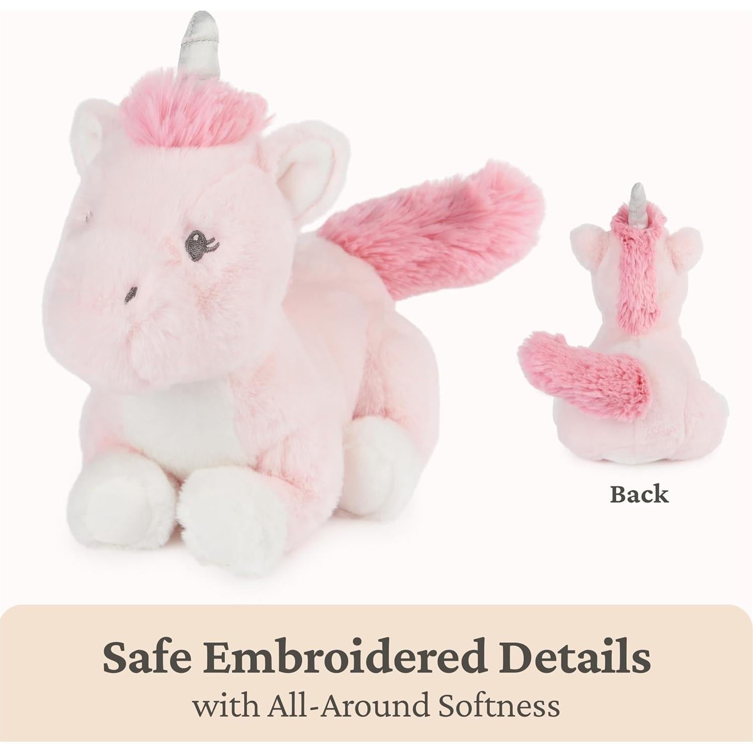 Peluche GUND Alora Unicornio Rosa 25.4 cm para Bebés