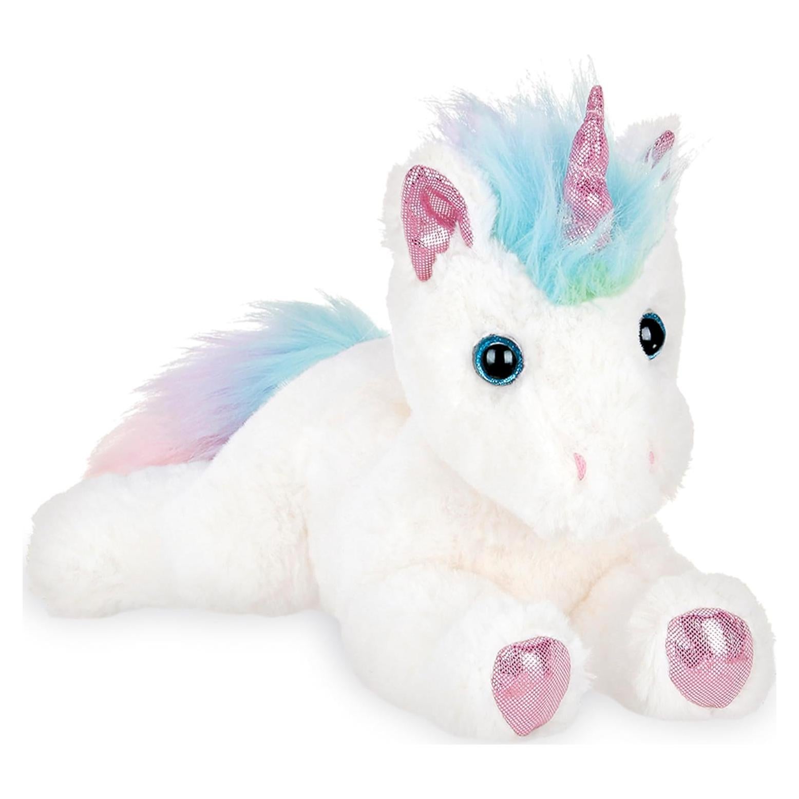 Peluche Unicornio Bearington 25 cm Brillos Arcoíris Suave