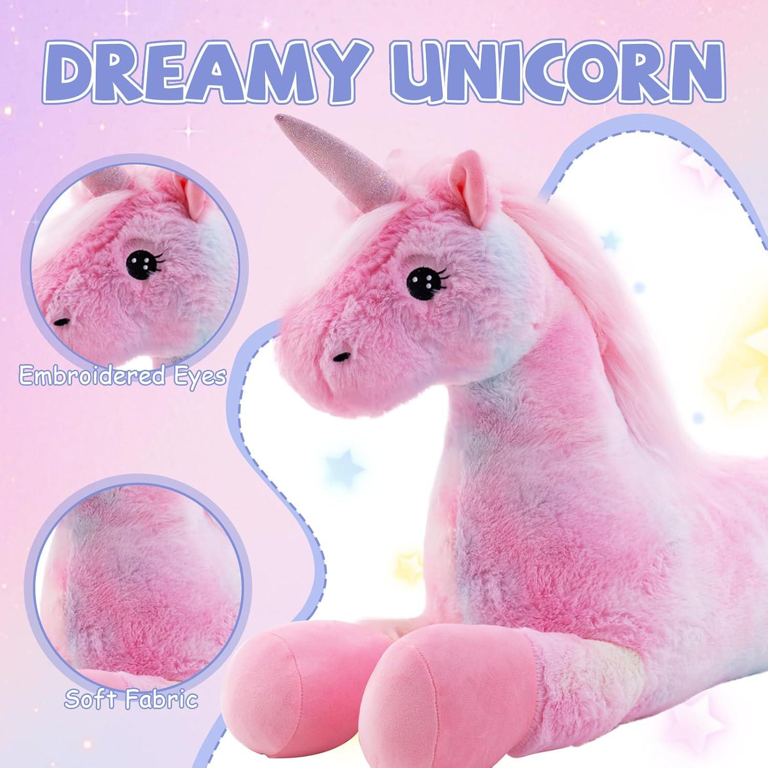 Peluche Gigante Unicornio 120 cm Yangzhou - Regalo Ideal