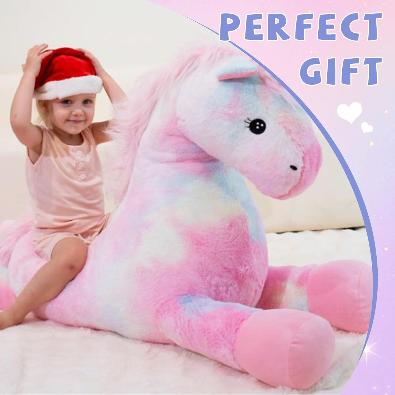 Peluche Gigante Unicornio 120 cm Yangzhou - Regalo Ideal