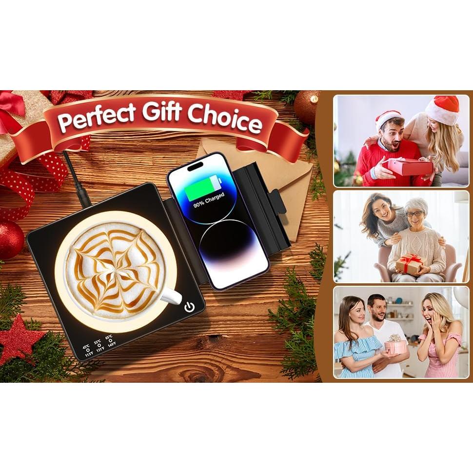 Calentador de Tazas WHOLEV 15W Inteligente con Apagado 8H