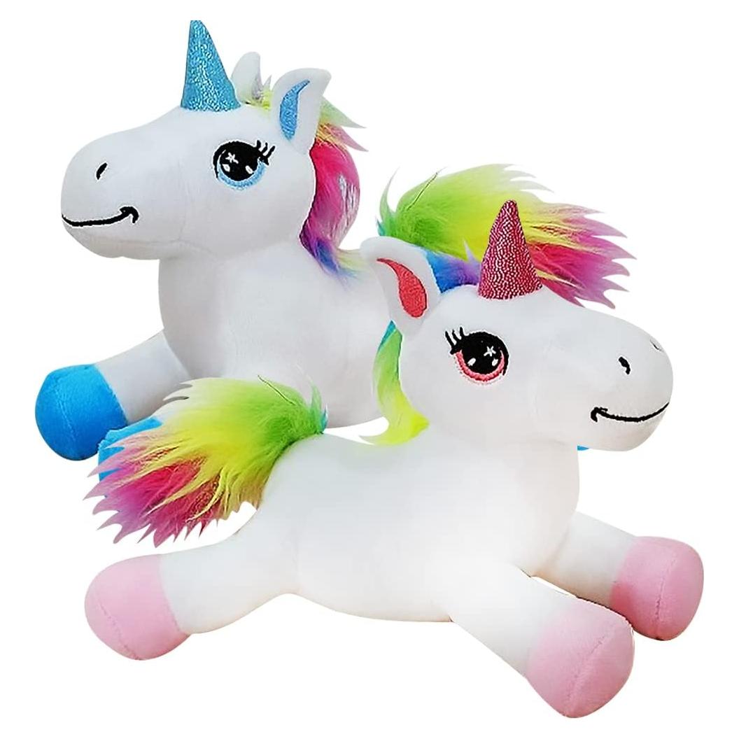 Set de 2 Mini Peluches Unicornio ArtCreativity 18 cm Suaves