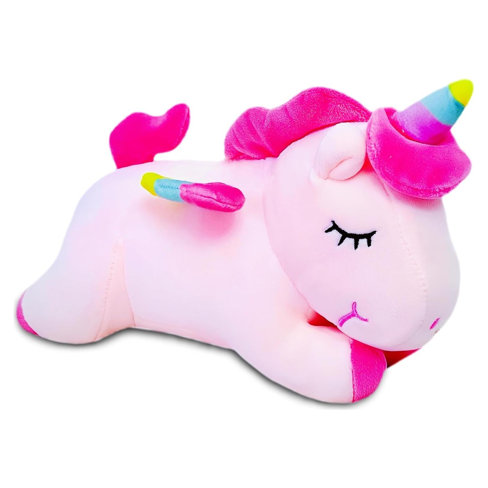 Juguete de Peluche Unicornio Rosa 30 cm LoYuSenn - Regalo Ideal