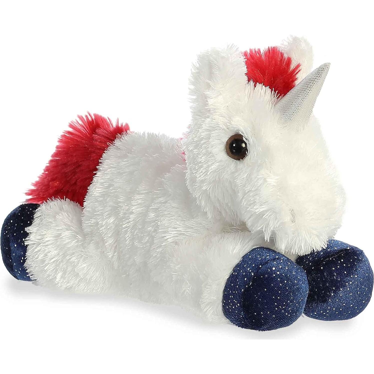 Peluche Unicornio Estrella Aurora 20 cm - Mini Flopsie