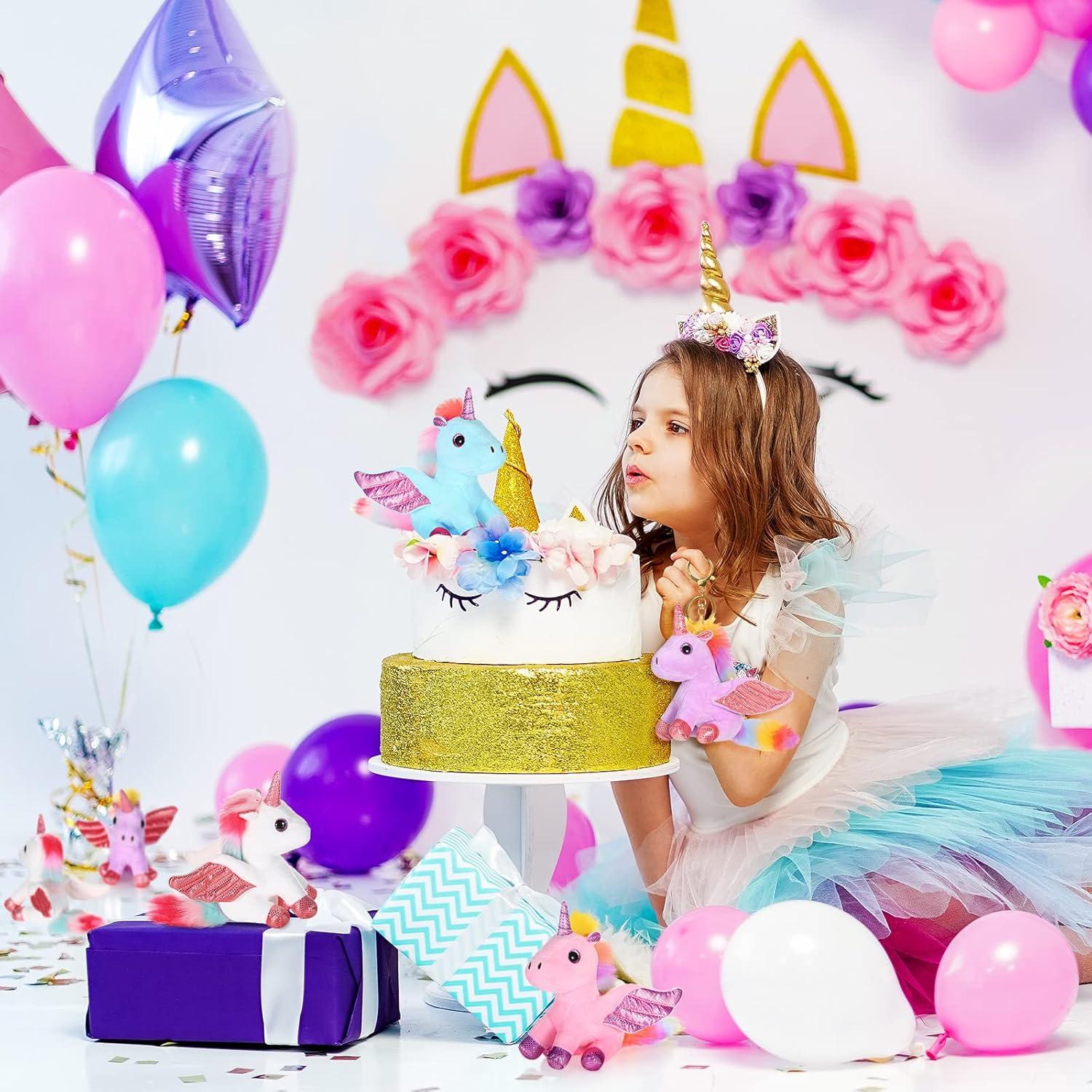 8 Mini Juguetes de Unicornio de Peluche Sumind 14 cm