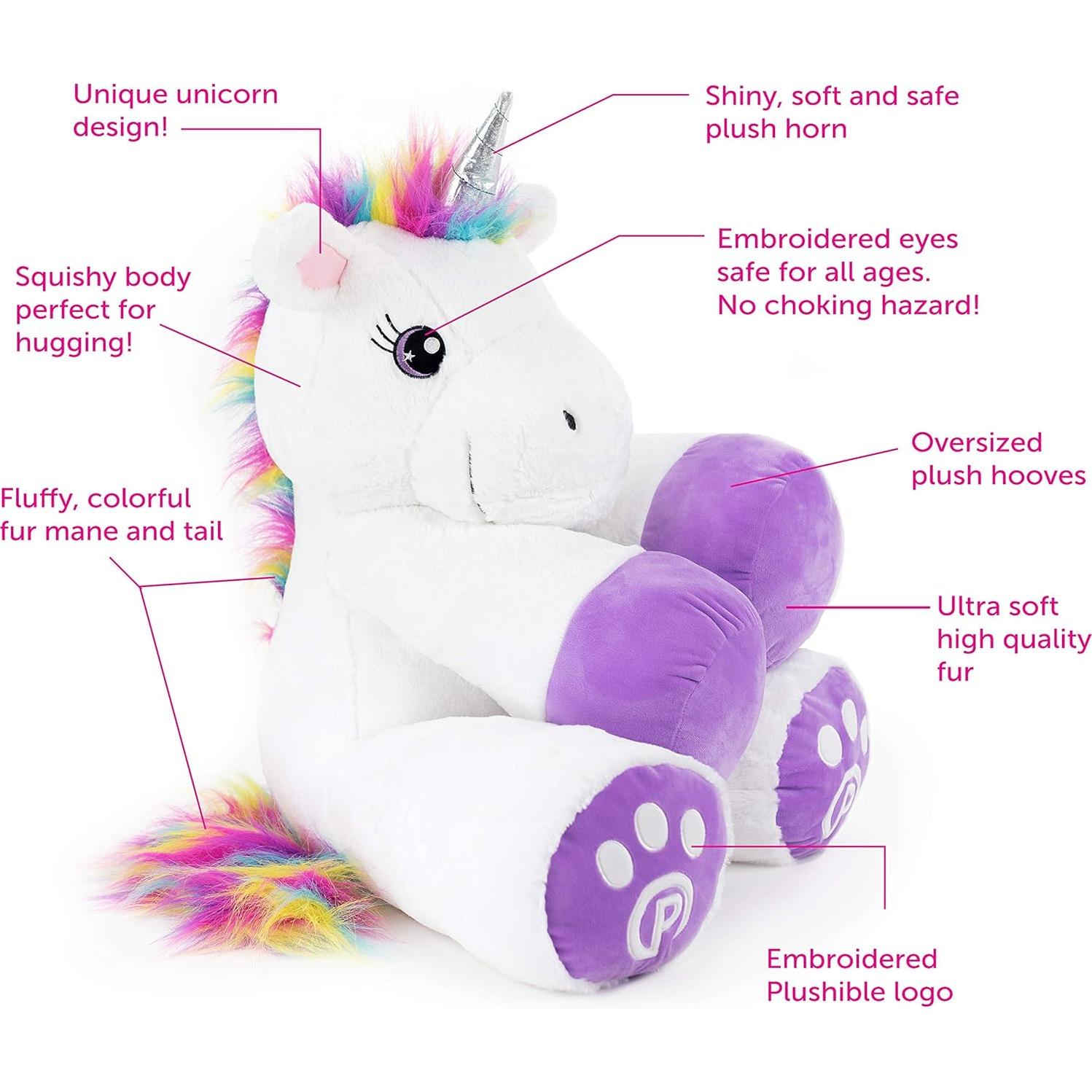 Animal de Peluche Unicornio Plushible 45.72 cm Lavable