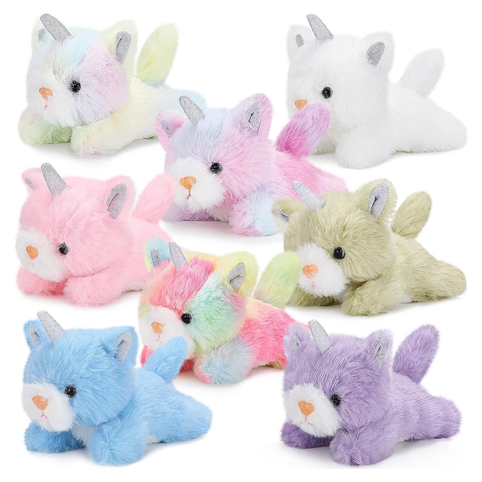 Sumind 8 Animales de Peluche para Gatos 15 cm Variados