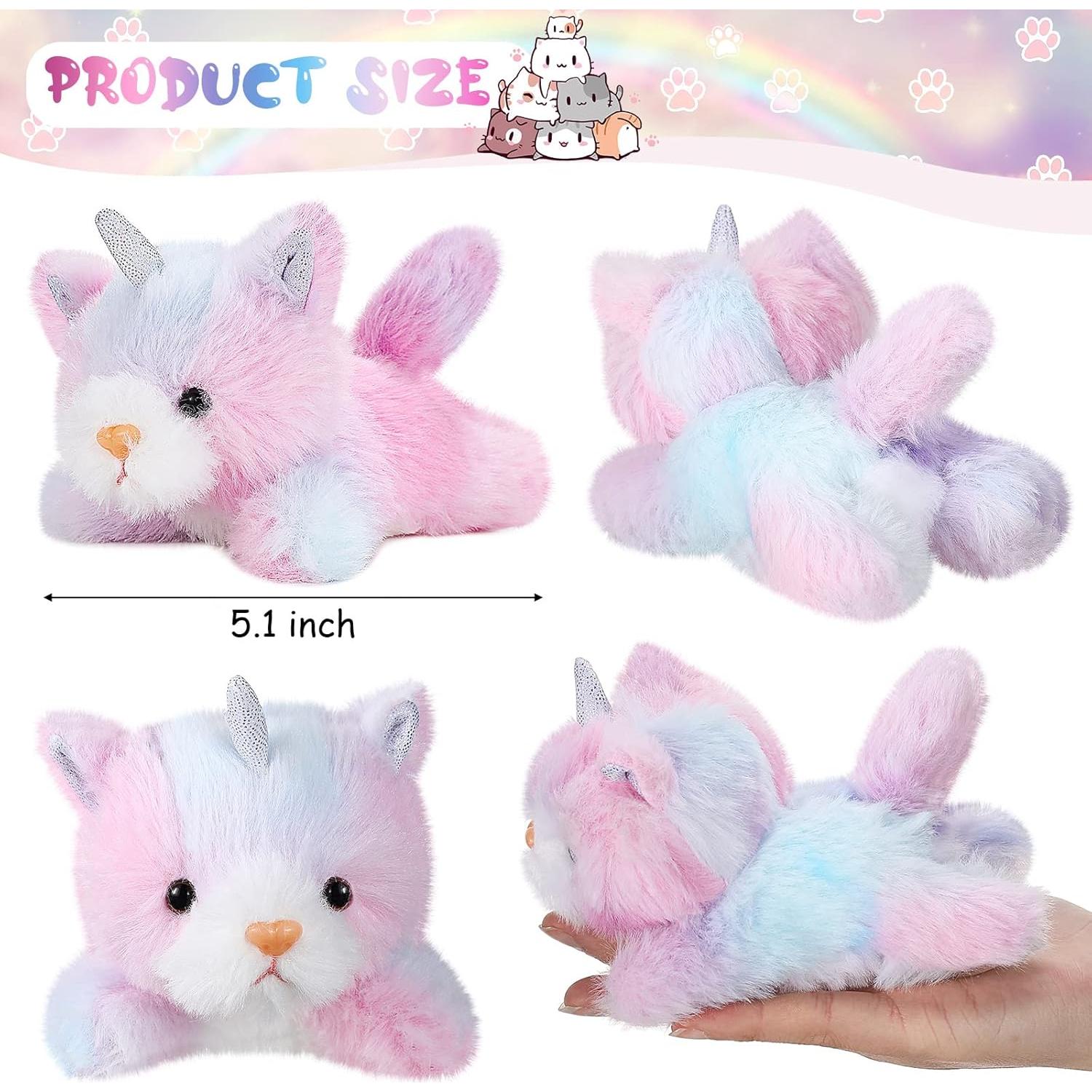 Sumind 8 Animales de Peluche para Gatos 15 cm Variados