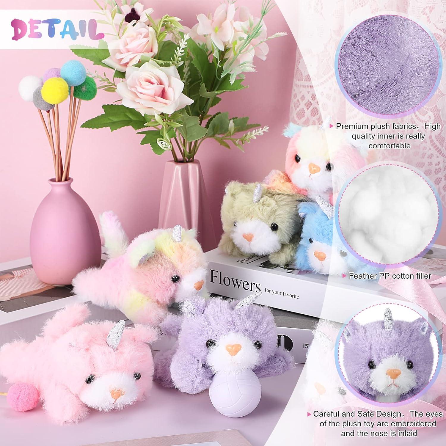 Sumind 8 Animales de Peluche para Gatos 15 cm Variados