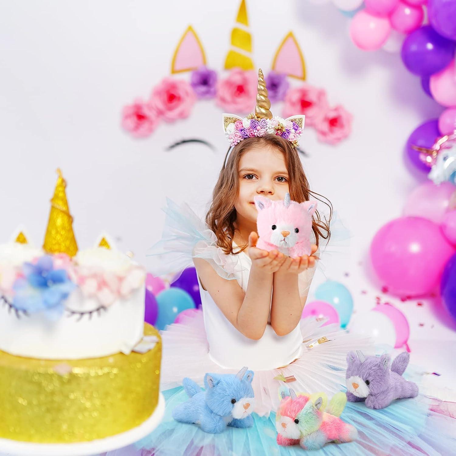 Sumind 8 Animales de Peluche para Gatos 15 cm Variados