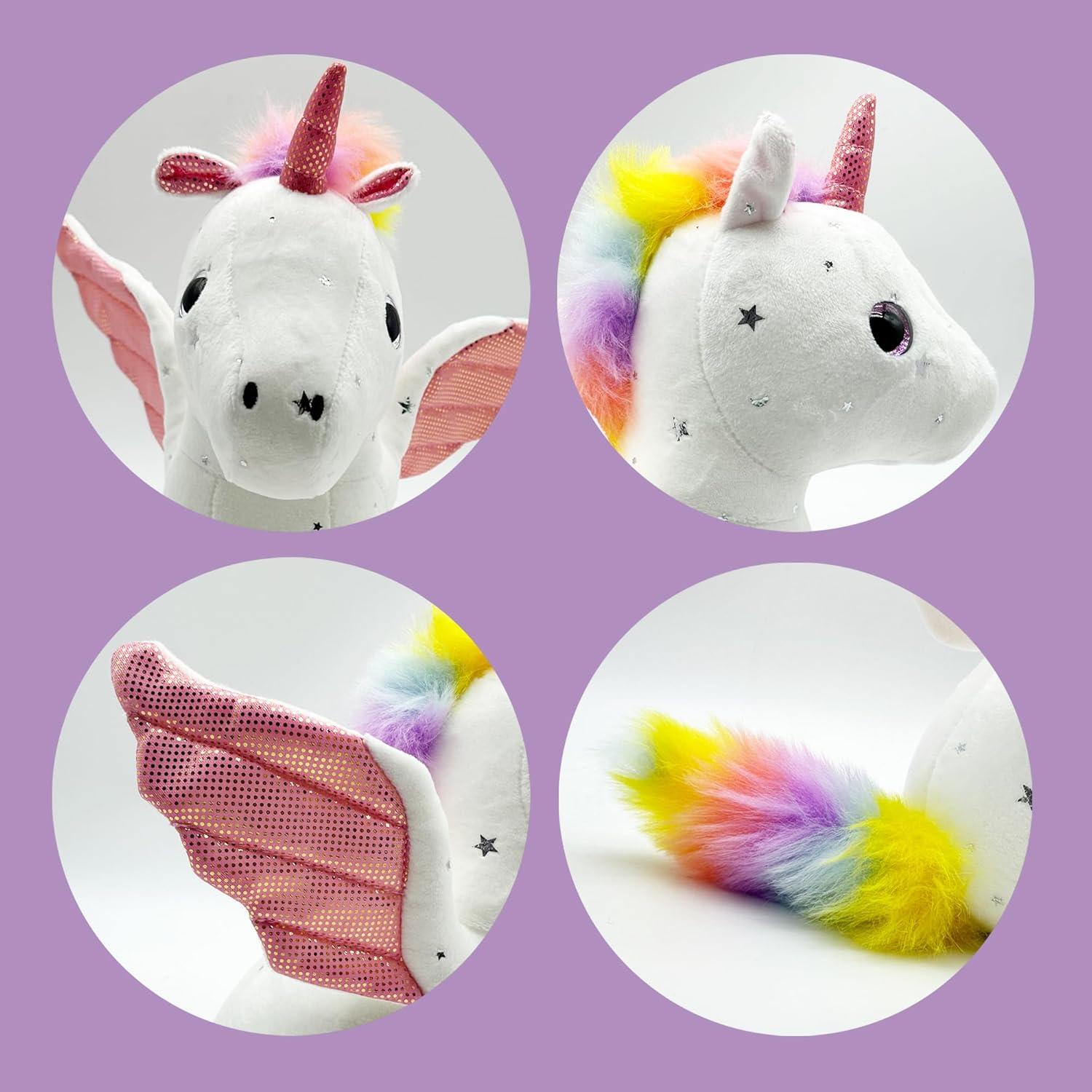 Juguete de Peluche Unicornio Rosa Best Ramona 26x29cm