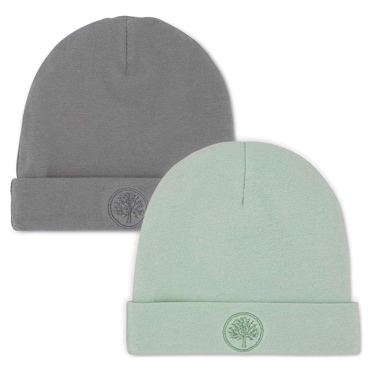 Conjunto de Gorro Beanie para Bebé Parker 2-Pack Algodón 100%