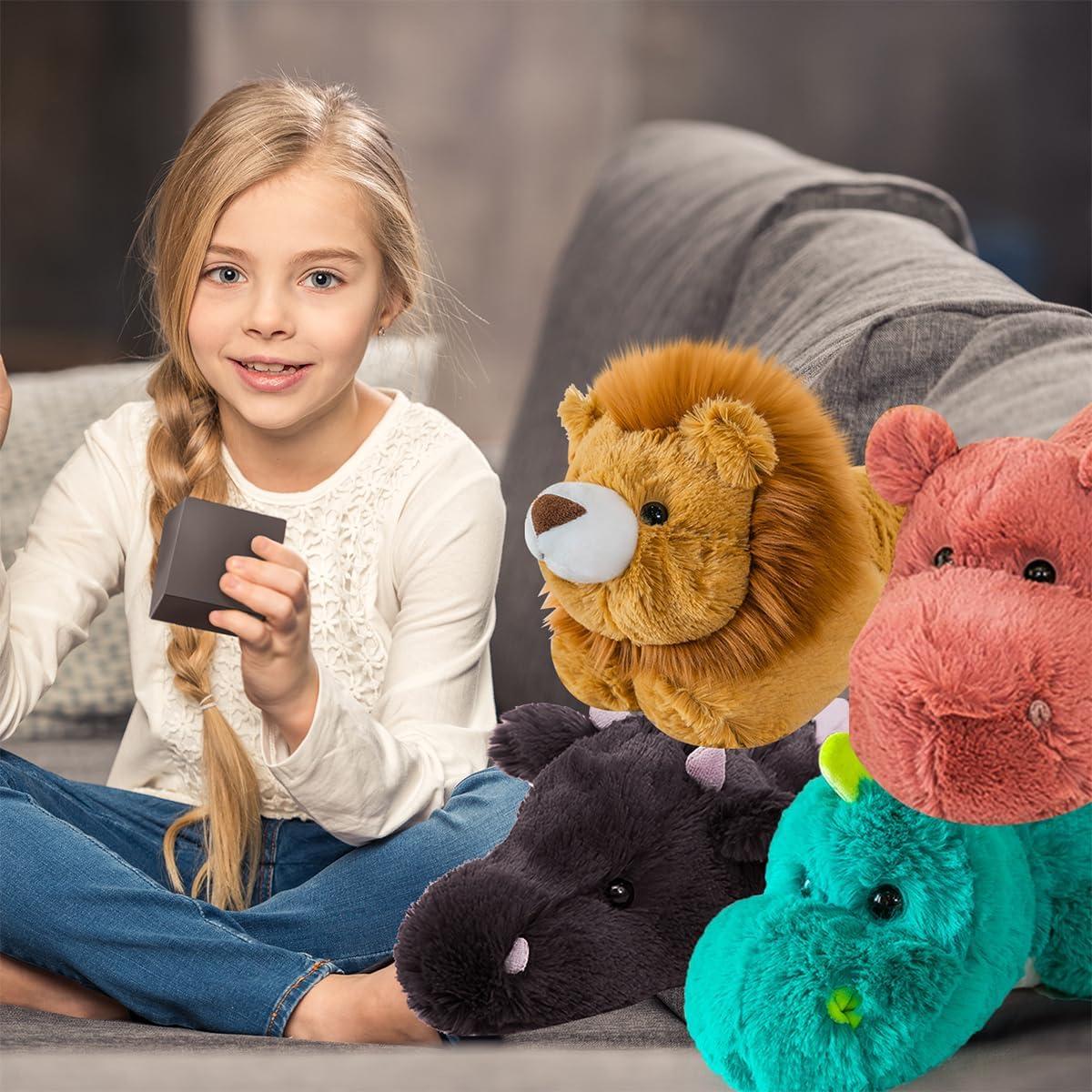 Dragón Negro Peluche Gigante 48 cm Kawaii Almohada Suave