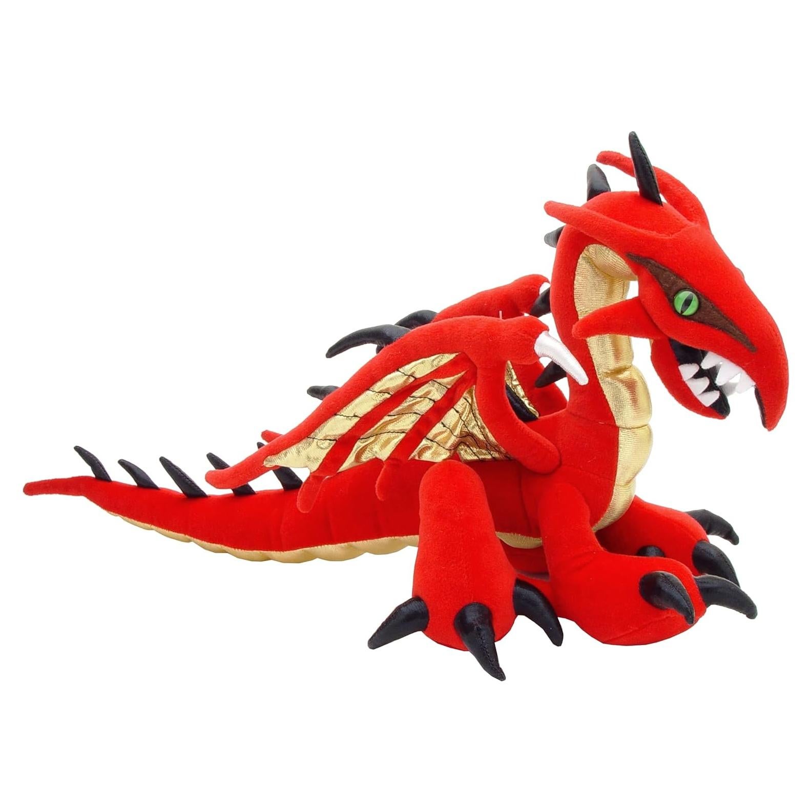 Peluche Dragón Rojo Toy Vault - Grande 38cm - Colección Monstruos