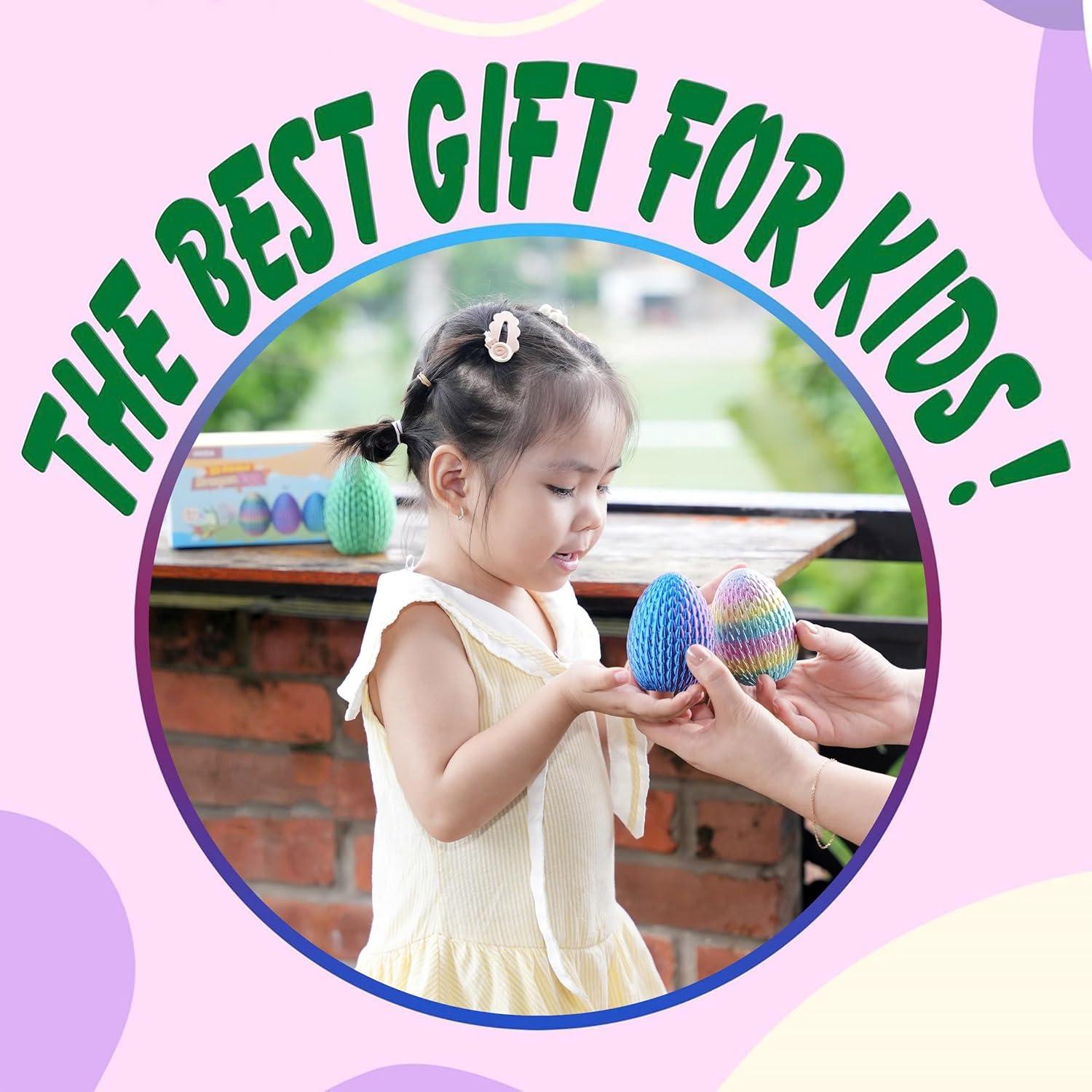 Juguete Antiestrés Huevo de Dragón AKIDA 3D - 2 Piezas