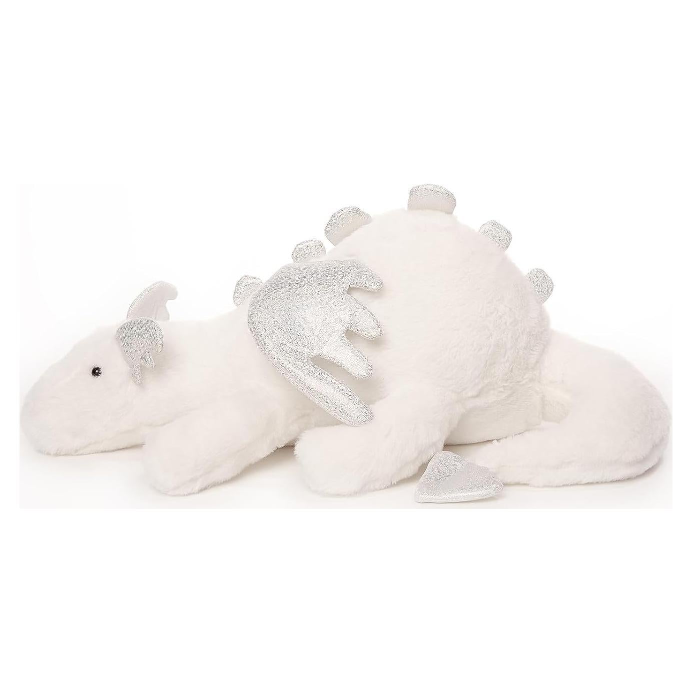 Dragón de Nieve de Peluche Miumray 60cm Blanco para Niños