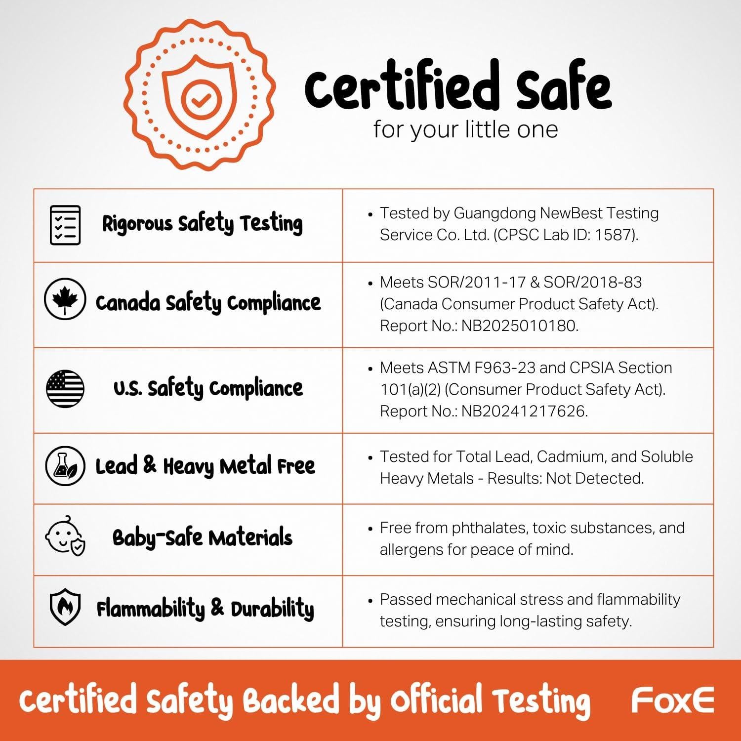 Conjunto de Regalo Bebé FoxE 2025 - Babero, Gorro y Peluche