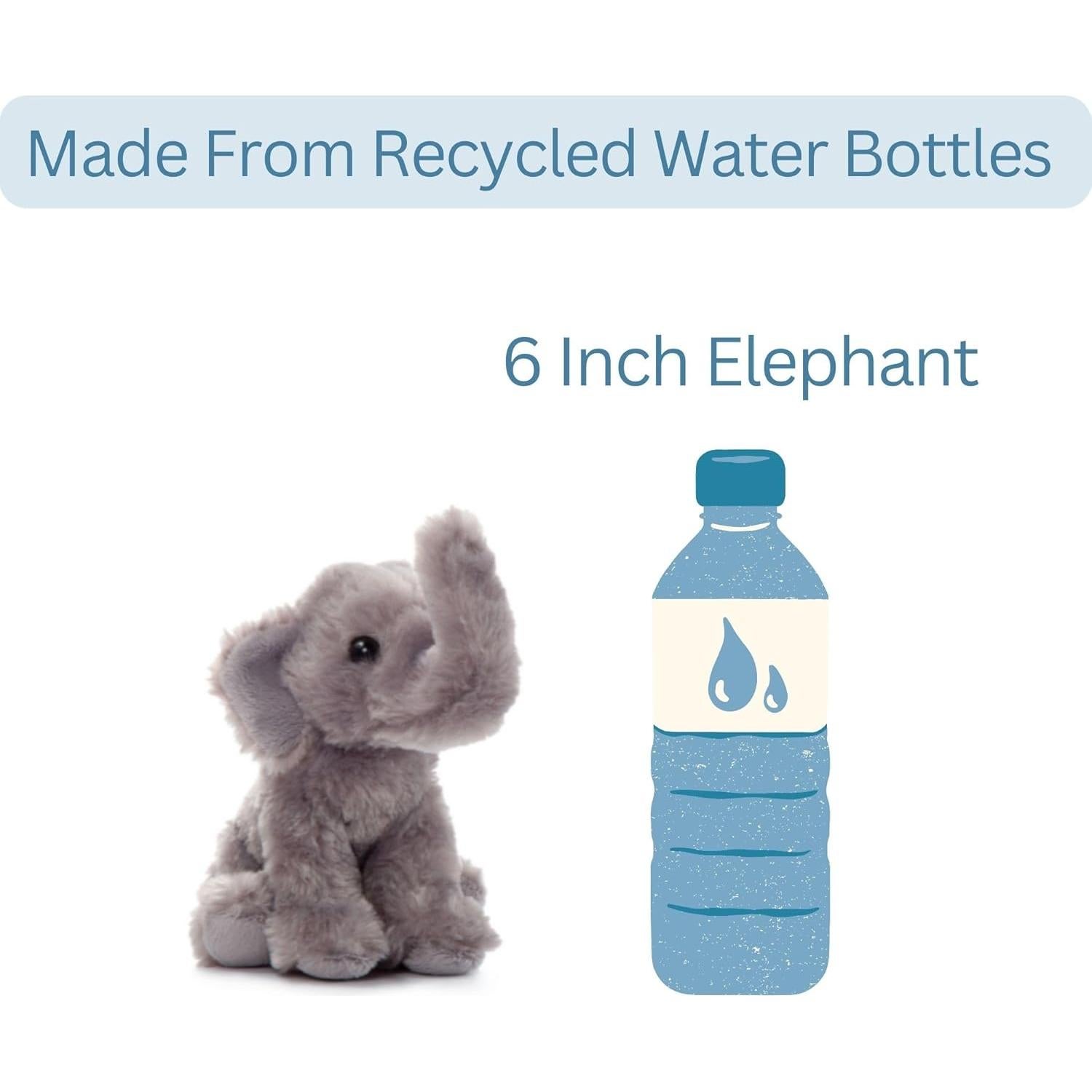 Elefante de Peluche 15 cm El Zoológico de Caricias