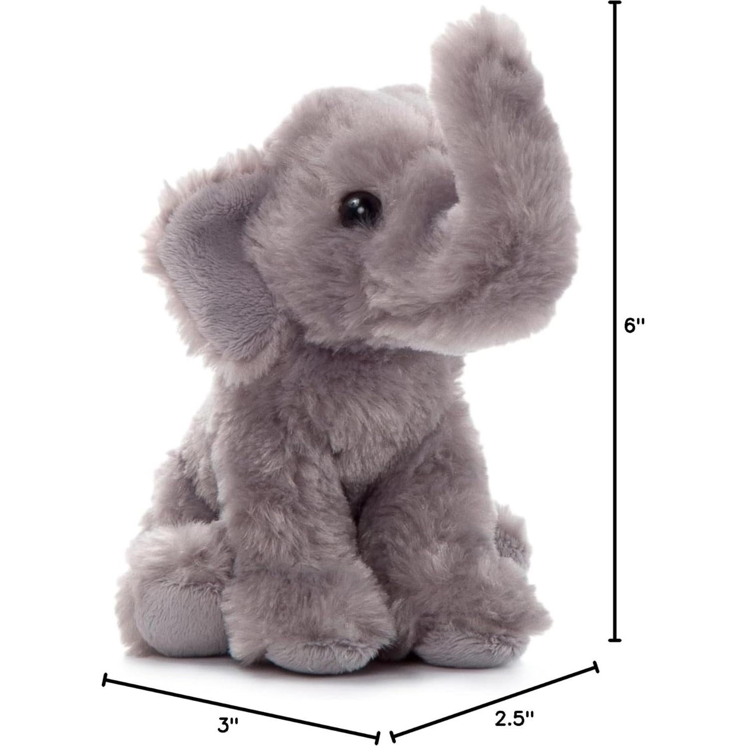Elefante de Peluche 15 cm El Zoológico de Caricias