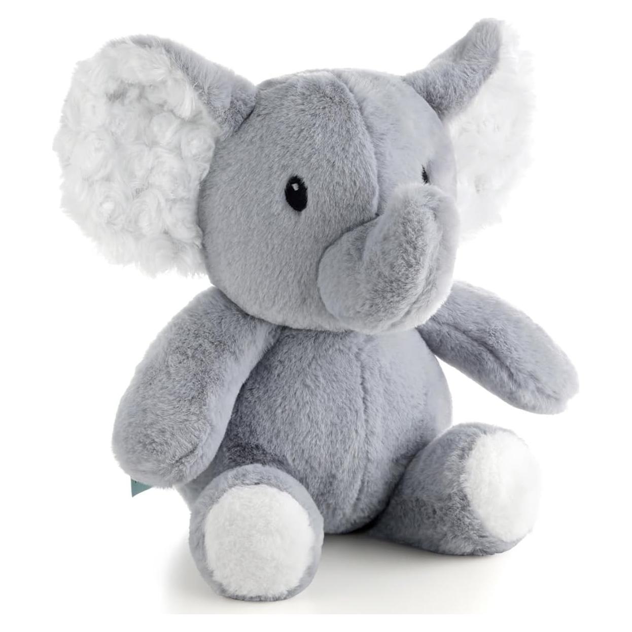 Elefante de Peluche The Peanutshell 25 cm Lavable para Bebés