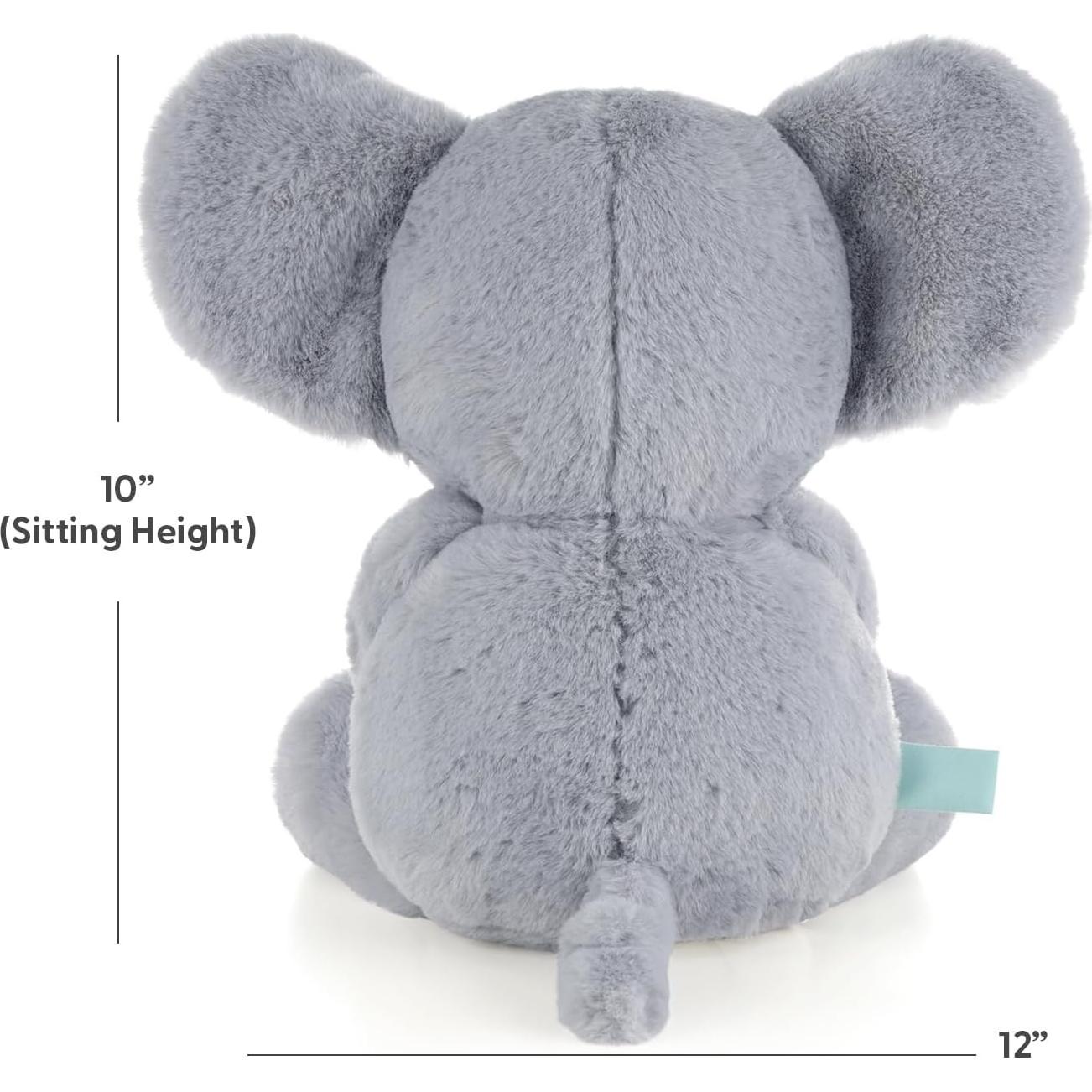 Elefante de Peluche The Peanutshell 25 cm Lavable para Bebés