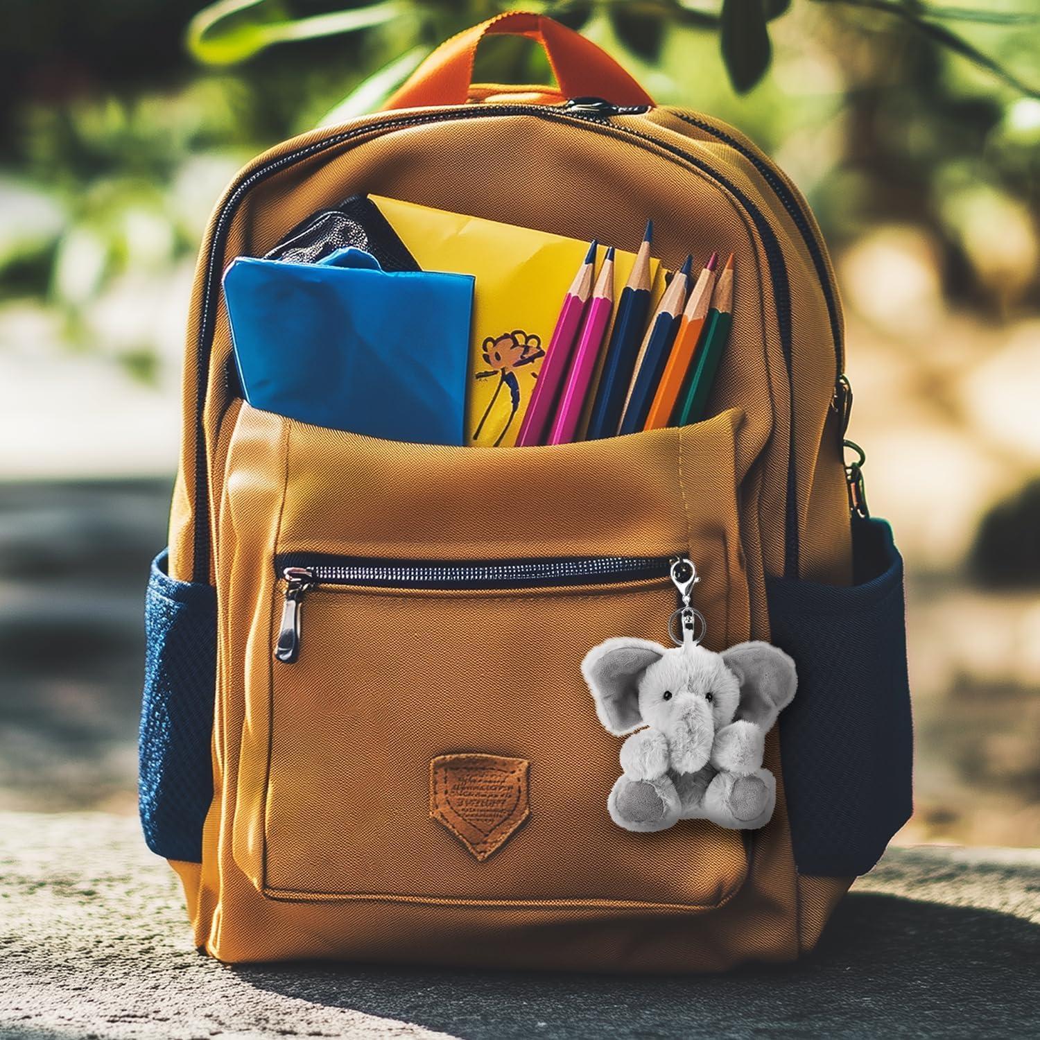 Llavero de peluche elefante gris Apricot Lamb 10 cm