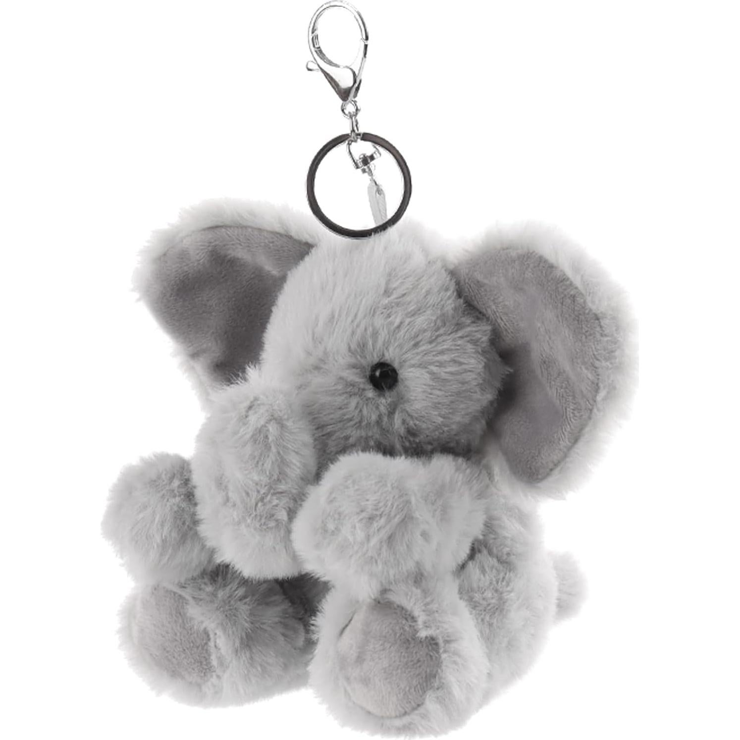 Llavero de peluche elefante gris Apricot Lamb 10 cm