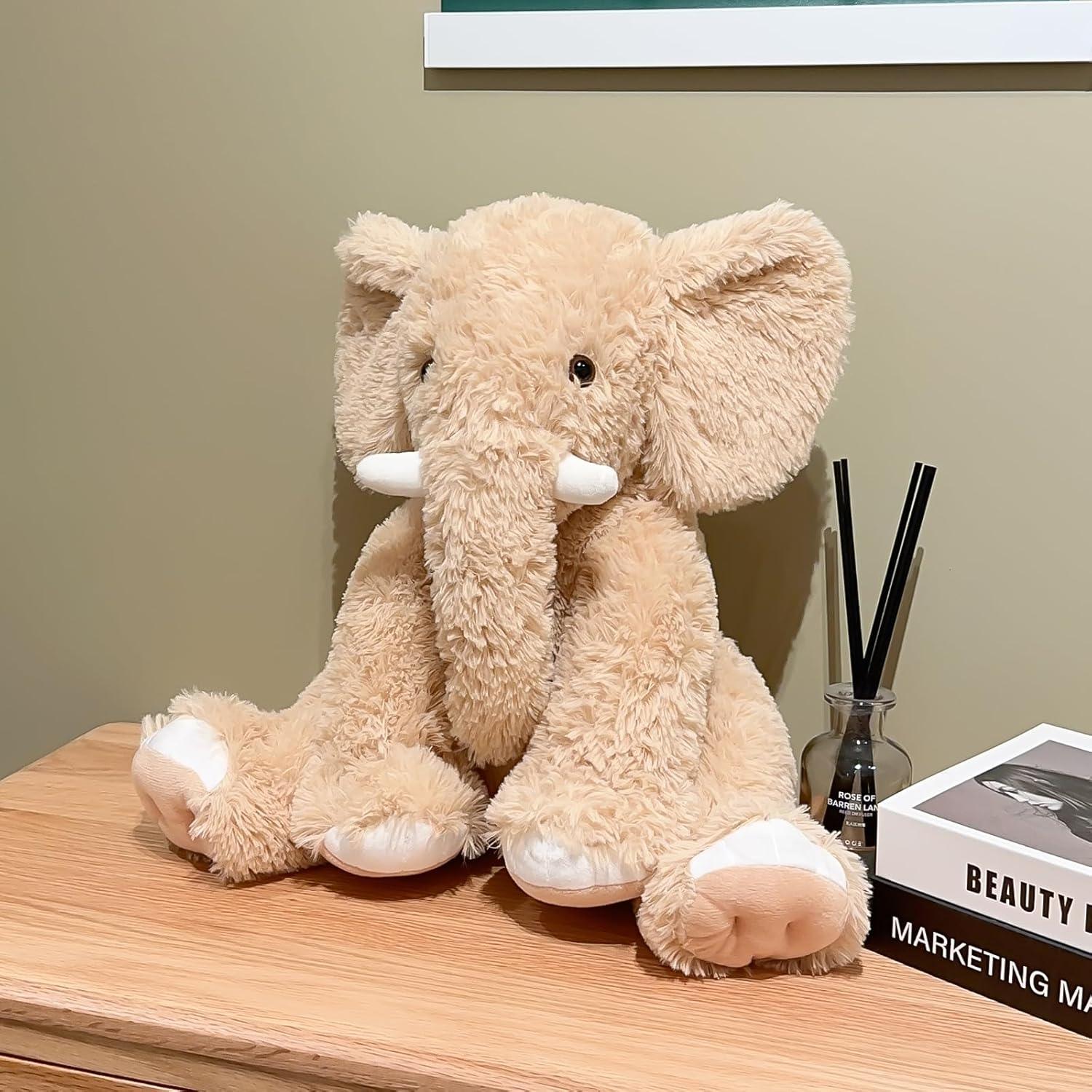 Juguete de Peluche Elefante Amarillo UBABER 45.72 cm