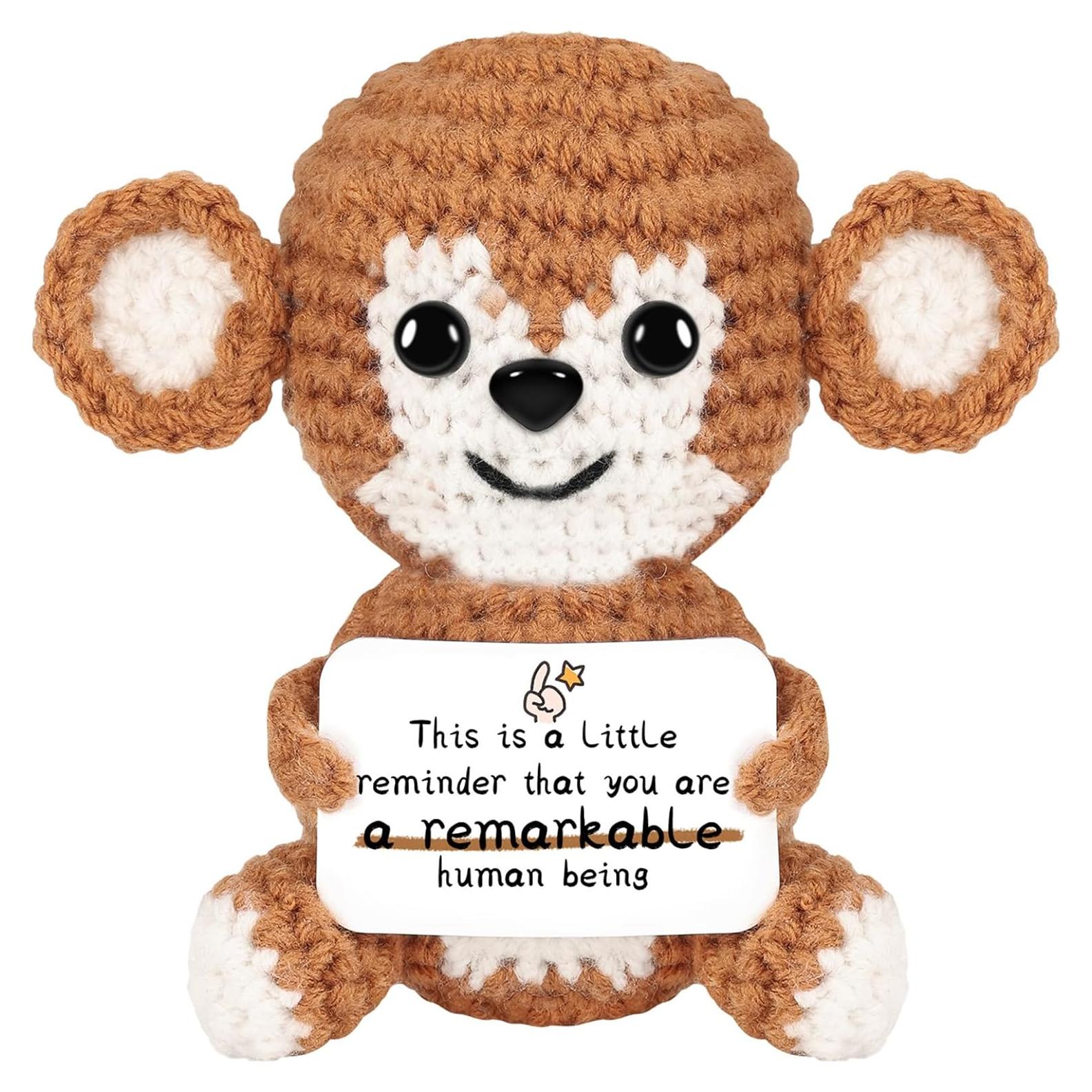 Mono de Crochet Positivo DAFURIET - Regalo Inspiracional