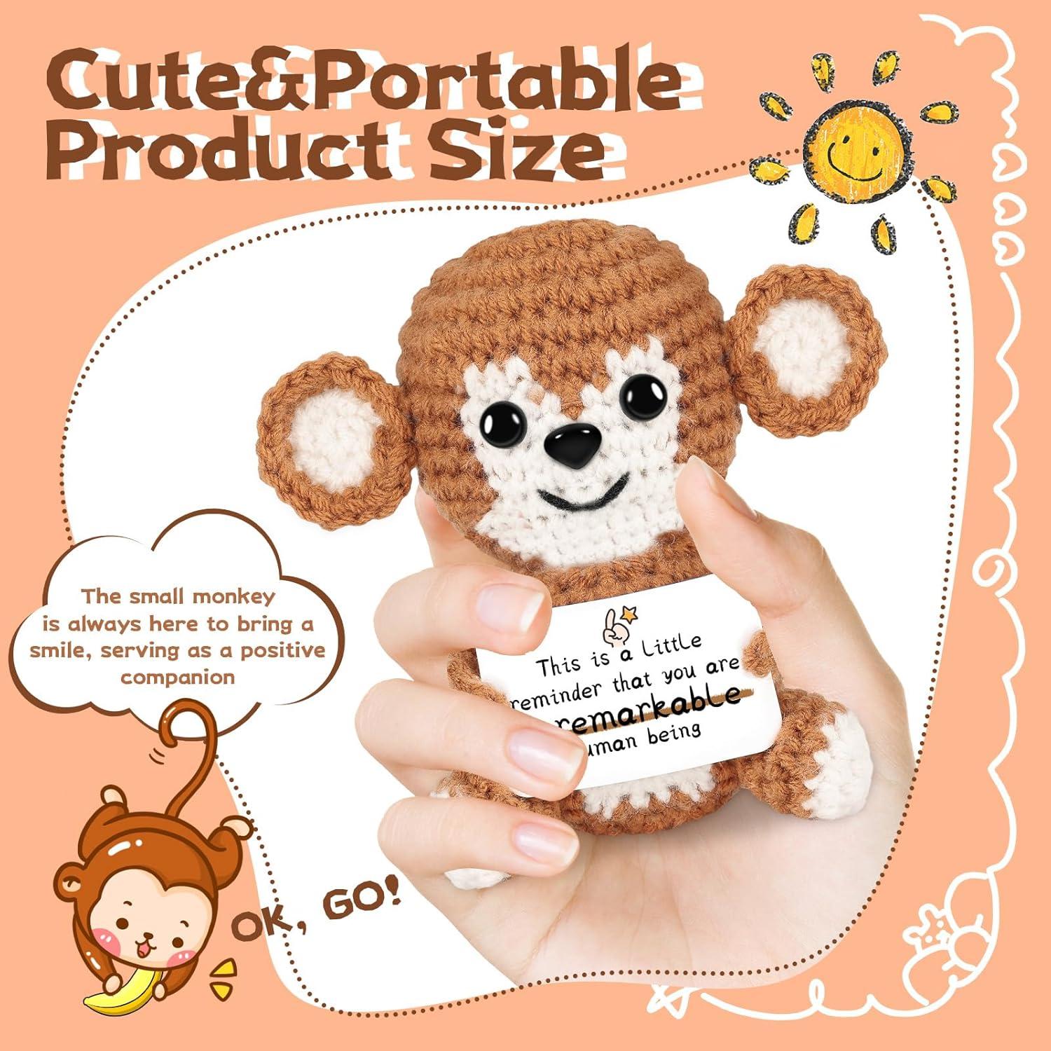 Mono de Crochet Positivo DAFURIET - Regalo Inspiracional