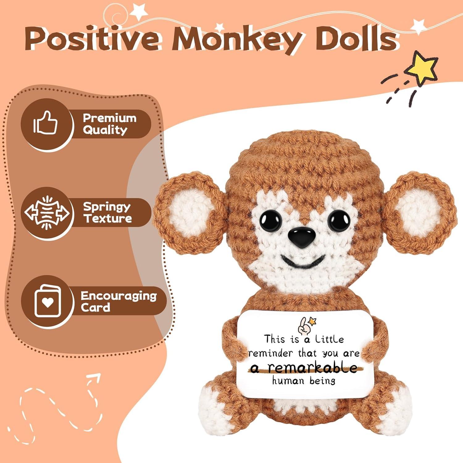 Mono de Crochet Positivo DAFURIET - Regalo Inspiracional