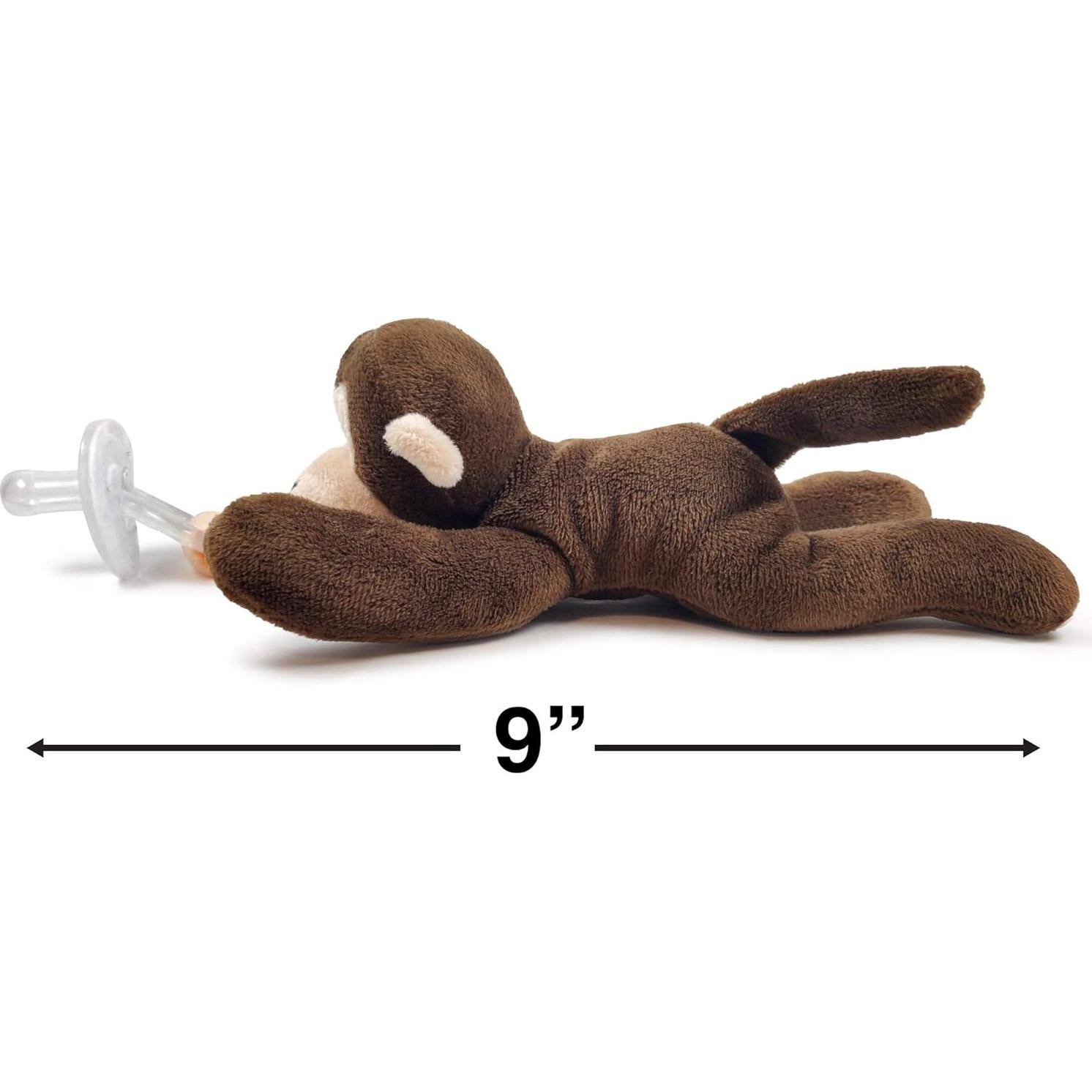 Porta Chupete Desmontable Pepe n Tito con Animal de Peluche Mono