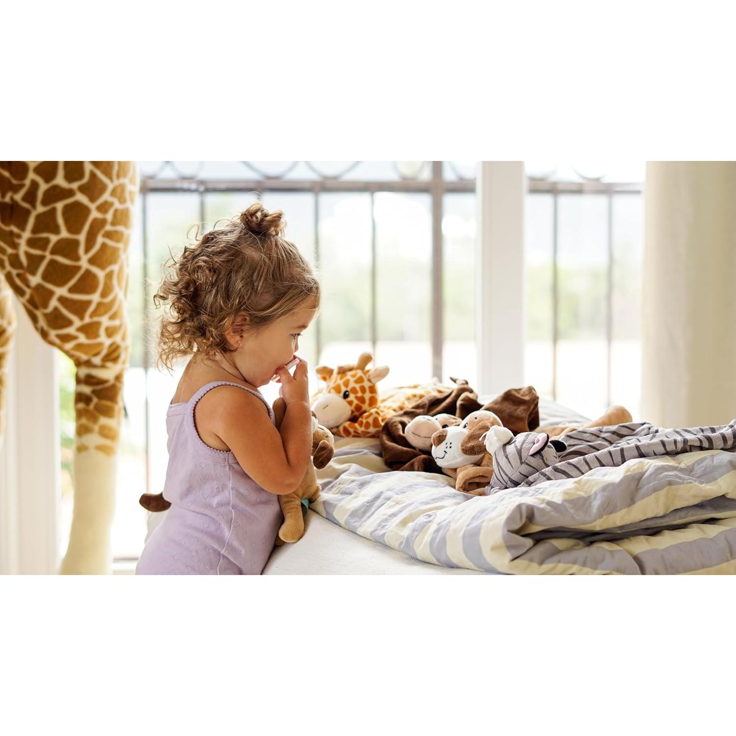 Porta Chupete Desmontable Pepe n Tito con Animal de Peluche Mono